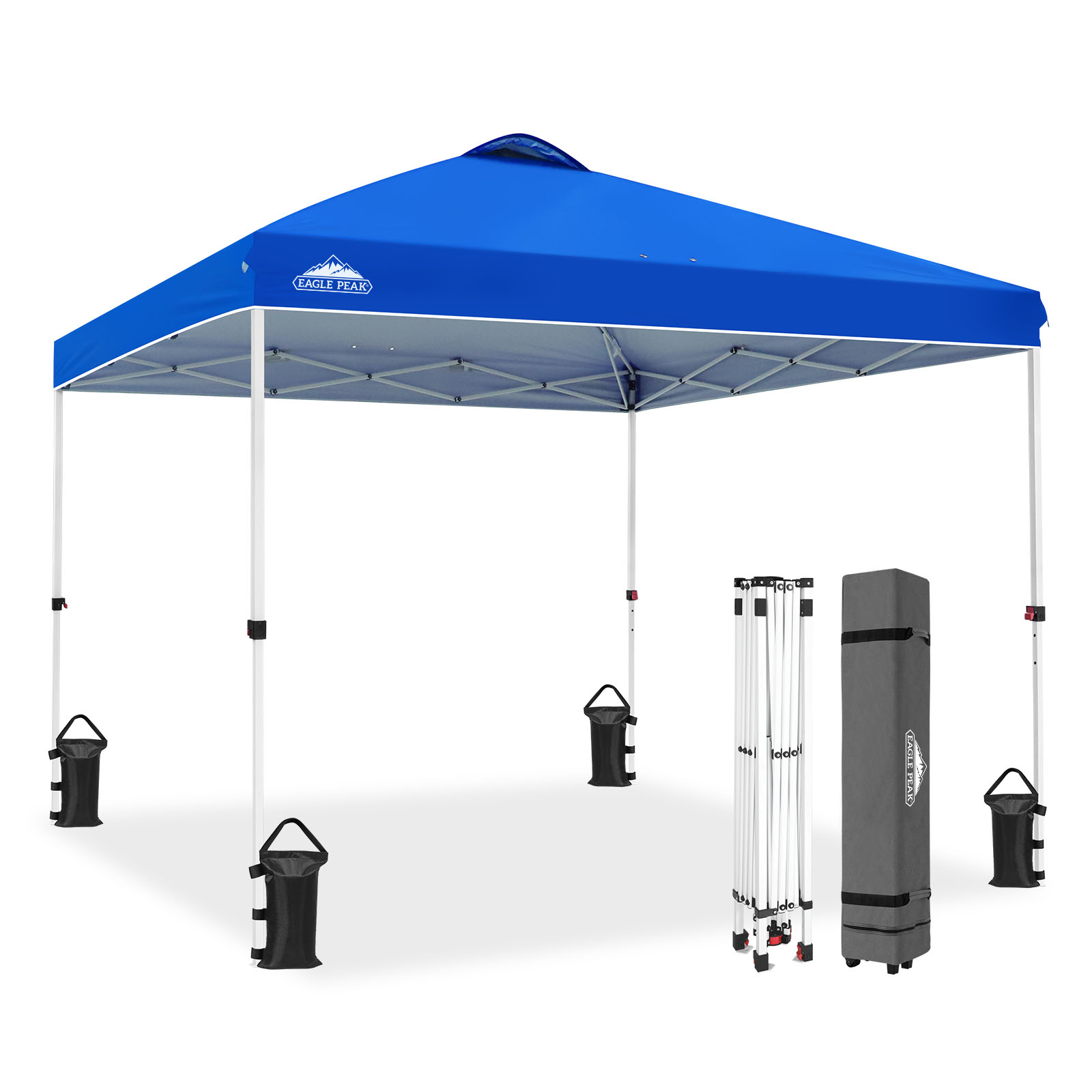 Amazon.com : EAGLE PEAK 10x10 Pop Up Canopy Tent Easy Up Canopy